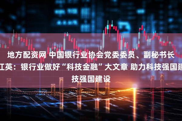 地方配资网 中国银行业协会党委委员、副秘书长杨江英：银行业做好“科技金融”大文章 助力科技强国建设